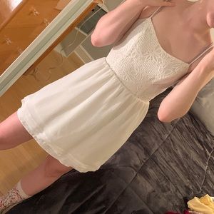 White Summer lace dress